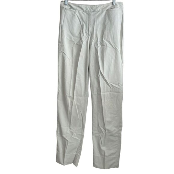 Piazza Sempione Pants Womens 30x29 Beige Light Green Ankle Slit - Picture 1 of 10